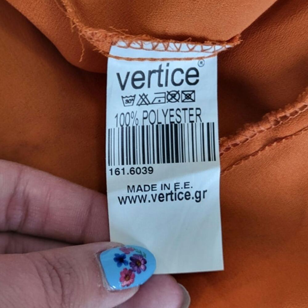 Vertice Patchwork Pattern Fall Off The Shoulder F… - image 7